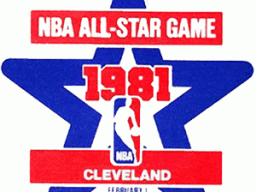 1980-1981 ALL STAR GAME CLEVELAND